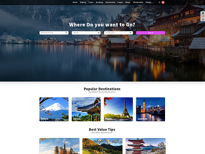 Tour Guide templates website