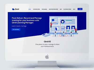Qintil Illustrations avatar character illustration mockup ui ux web