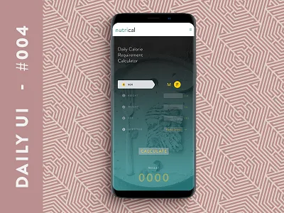 Daily UI - Day No.4 - Some kind of calculator 004 calculator dailyui
