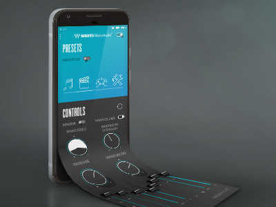 Audio enhancement mobile app design eq equalizer mobile music sound ui