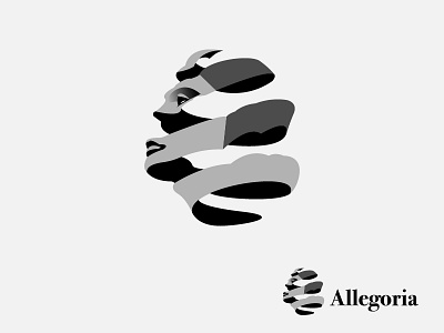 Allegoria Logo Concept brand brand mark dribbble fashion fashion brand fashion logo graphic graphicdesign illustration inspire logo logo art logo design logo illustration logo inspiration logodesign logos logotype marks vector