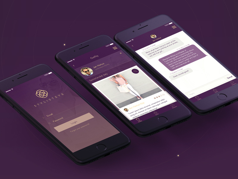 Example of Stylisteye iOS app