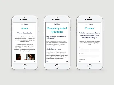 83 Clean - Mobile Design art direction branding clean creative elegant modern simple ui design website design