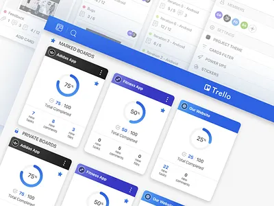 Trello redesign concept concept flow mobile app redesing trello