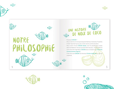 COCOA - leaflet agency aurore vandenhende branding catalog communication designer graphic design graphisme graphiste leaflet presentation