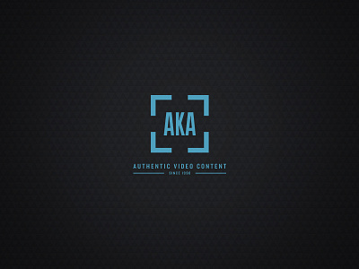 AKA Media Logo brand branding icon identity logo type typography video