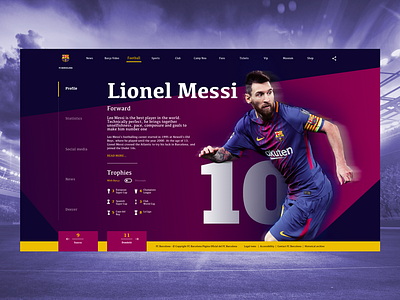 Barcelona Site - Concept barcelona concept exploration messi soccer