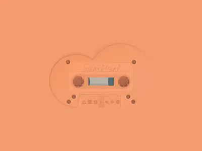 Tape Deck – Soundcloud deck icon illustration monochrom soundcloud tape
