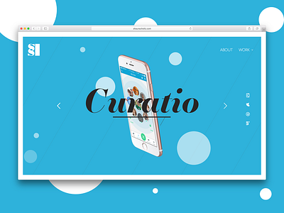 Shaun Scholtz Portfolio Website animations css3 design portfolio typography ui ux wordpress