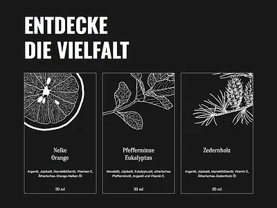 Bartrenalin - Landing Page barber beardoil clean dark flat illustration ui ux webdesign