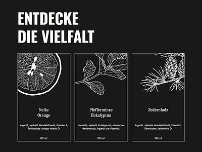 Bartrenalin - Landing Page barber beardoil clean dark flat illustration ui ux webdesign