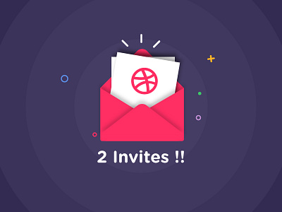 2 Dribbble Invites