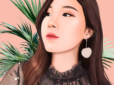 Liah Yoo illustration influencer liahyoo moikobeauty photoshop