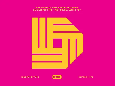 36 Days Of Type - D 36daysoftype geometric icon identity lines logo monogram shapes symbol triangle typography vector