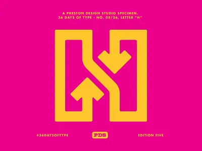 36 Days Of Type - H 36daysoftype geometric icon identity lines logo monogram shapes symbol triangle typography vector