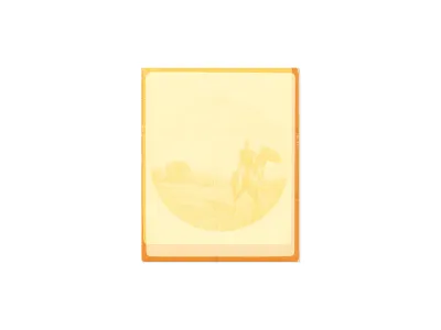 Freddie fred frederic remington orange overlay photo photograph yellow