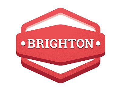 Brighton Badge badge brighton hove illustration salt and pepper uk