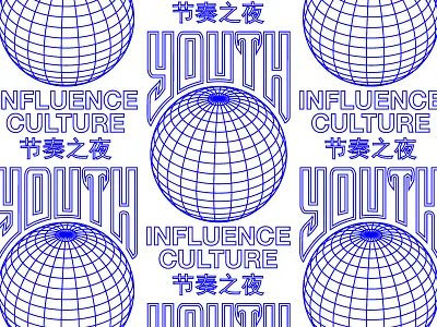 Youth Culture apparel badge branding grids illustration lines logo pattern system typography