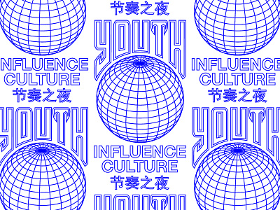 Youth Culture apparel badge branding grids illustration lines logo pattern system typography