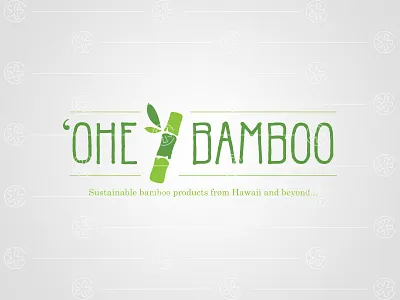 Ohe Bamboo Logo Design bamboo logo hawaii logo logo design