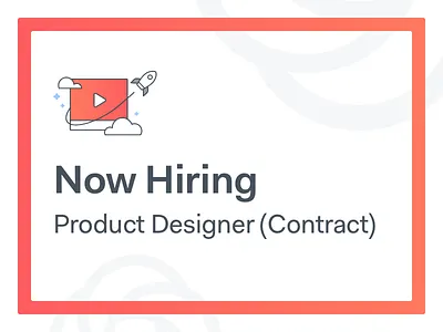 We're hiring a Product Designer 🎉 contract designer hiring product remote sf ui ux video