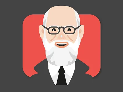 David Letterman comic illustration letterman man portrait
