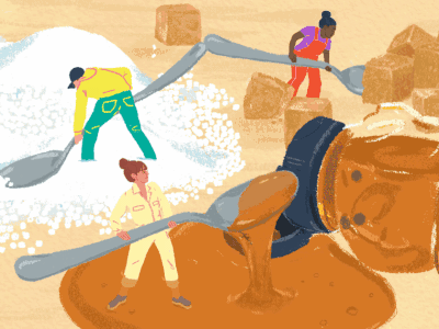 How To Stop Eating Sugar animation colorful editorial food gif guides health illustration nutrition nytimes people sugar