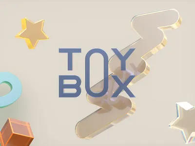 TOYBOX Branding and Packaging Design - Kids 3d branding cartoon children cute furniture kids label logo packaging design pastel toy