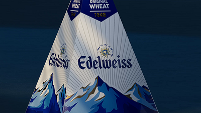 Edelweiss giftpack 3d ae animation beer bottle box branding c4d can cg cgi cinema4d design edelweiss giftpack glass motion graphics package weat