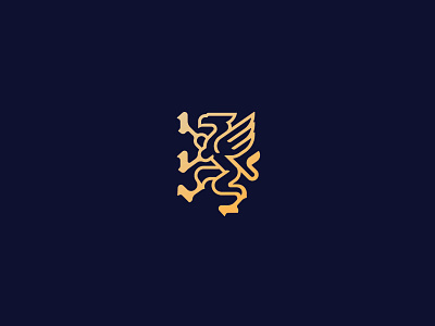 Gryphon animal beast bird birds logo logos luxury modern sophisticated