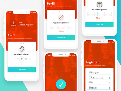 Fitness app app fictional fitness healthy lifestyle runners sign up