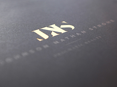 Johnson Nathan Strohe architecture branding denver hannah purmort jns logo logo design minimal modern print design