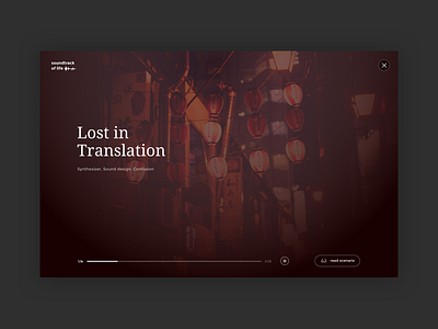 Modal design modal music play soundbar ui ux web