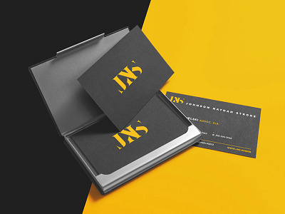 Johnson Nathan Strohe architecture branding denver hannah purmort jns logo logo design minimal modern print design