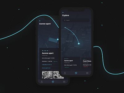 Travel App app concept interaction map sport travel ui ux