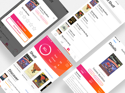 book reading list app app ios sketch ui