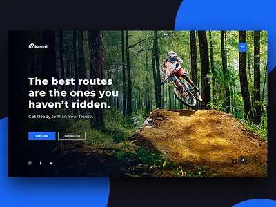 Bike Route Planning adventure bike biking blue decom green nature planning riding route