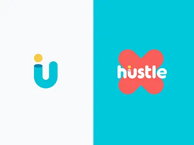Logofolio | Hustle branding colors flat hustle iteo job logo shape vector