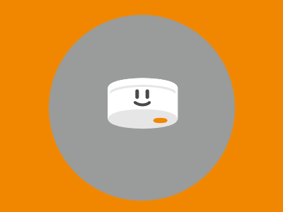 Smoke Detector alarm detector gif motion rauchmeldertag smoke wink