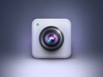 Camera camera icon simulation ui