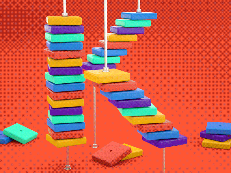K 36days k 36daysoftype 3d c4d design gif graphics loop motion type typography