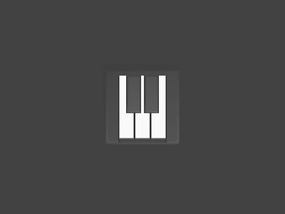 Keyboard icon illustration keyboard monochromatic tone in tone