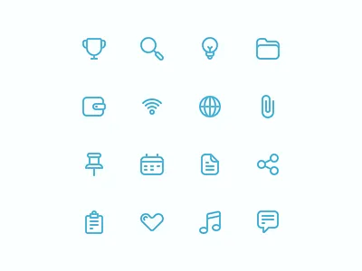 Common Icons: Part 02 design icon iconography line icons