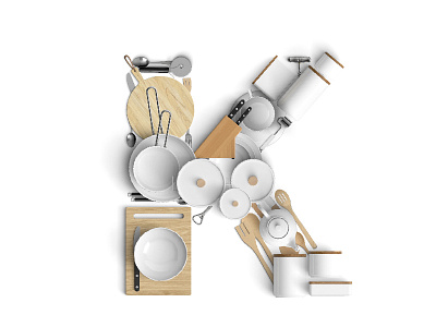 K for Kitchen! alphabets designinspiration handmadetype kitchen lettering thedesignfix thedesigntip thegraphicdesigncentral type typespire typography typophile