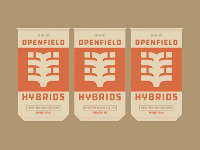 Openfield Hybrids Seed Sacks - Agriculture ag ddchardware farming fromthefieldnotes harvest openfieldhybrids overlays seedsack type