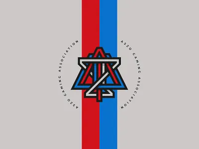 ASZO GAMING ASSOCIATION branding icon icon design identity logo monogram typography