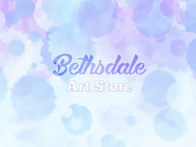 Bethsdale Art Store art freelance designer graphic design logo print design scotland