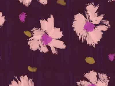 Painted Flowers illustration paint pattern print surface pattern