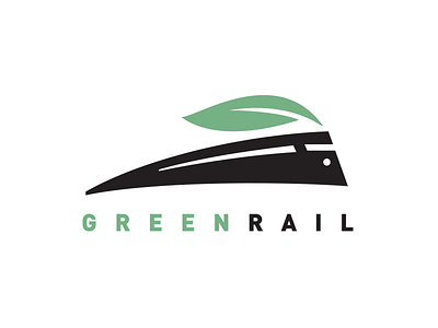 Green Rail Logo green logo rail