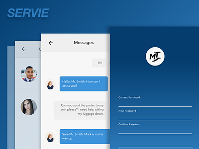 Servie Mobile mobile uiux